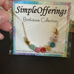 Sylvie name necklace